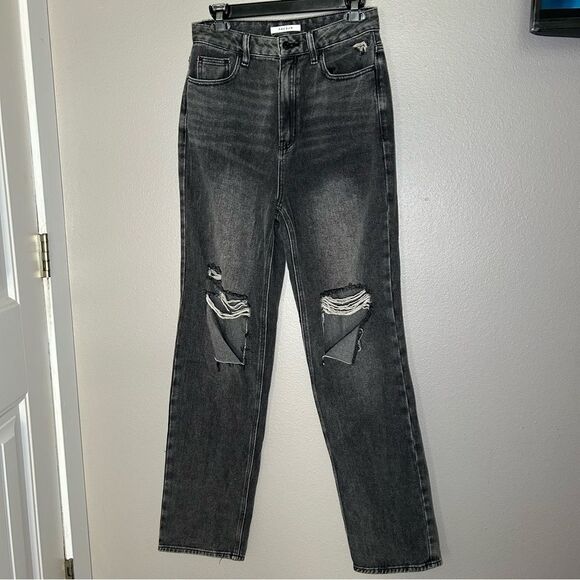 Pacsun 90’s boyfriend high rise distressed 100% cotton jeans women’s size 28 - Picture 1 of 8